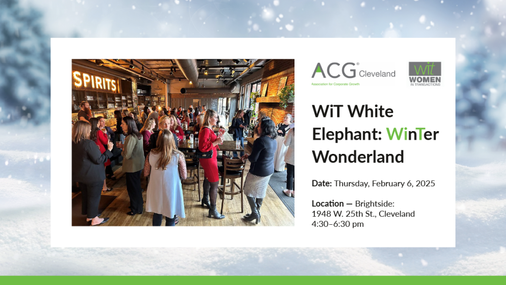 ACG Cleveland WIT White Elephant 2025 WInTer Wonderland Edition